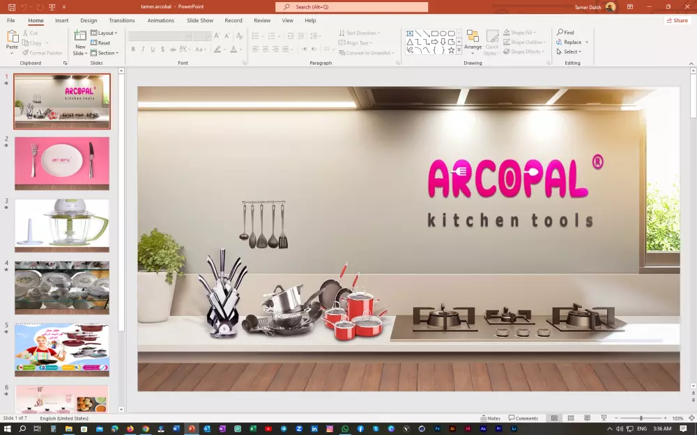 تصميم وصناعه Presentation من خلال power point