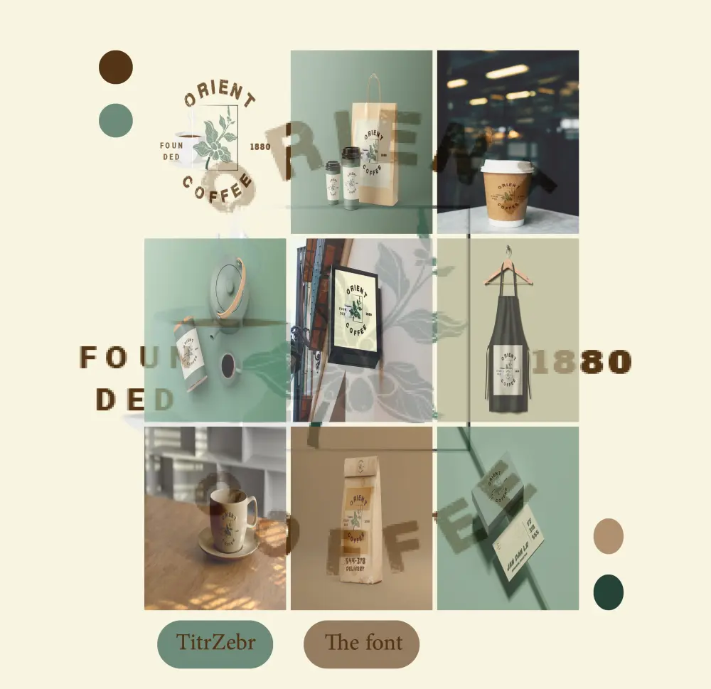 خدمة تصميم هوية بصرية + دليل استخدام الهوية