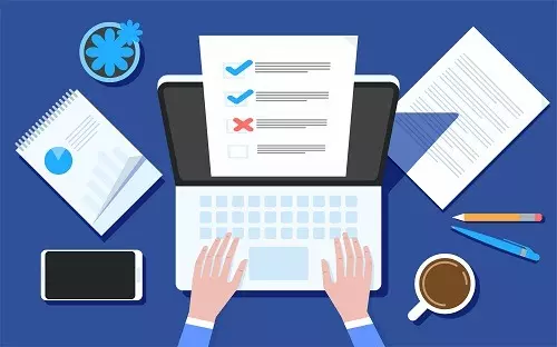 تصميم امتحان الكتروني