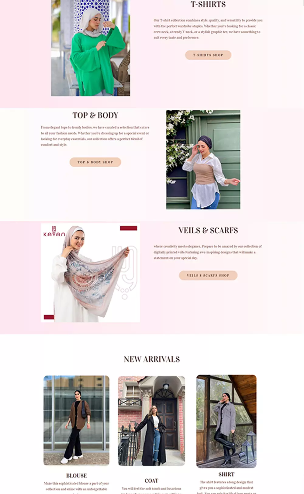 انشئ موقعك او متجرك الاكتروني بشكل متكامل واحترافي