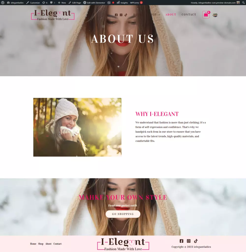 انشئ موقعك او متجرك الاكتروني بشكل متكامل واحترافي