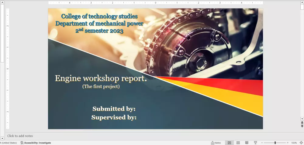 تنسيق وتصميم محتوي للعروض التقديمية ببرنامج ( PowerPoint)