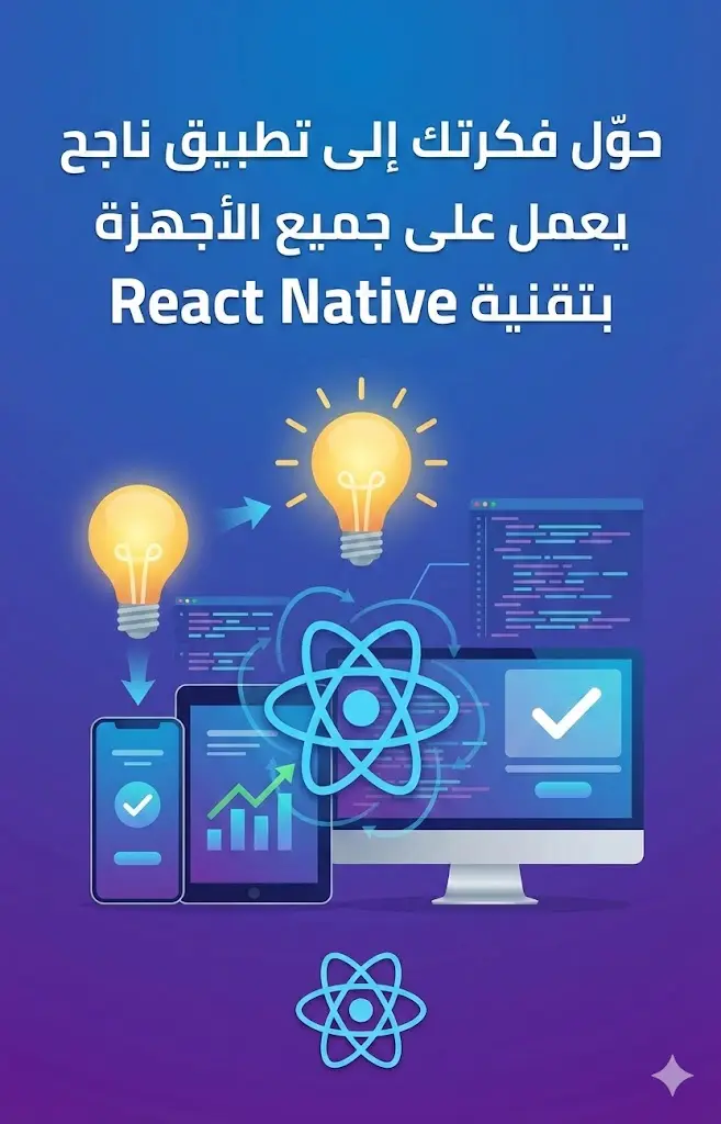 حوّل فكرتك إلى تطبيق ناجح يعمل على جميع الأجهزة بتقنية React Native