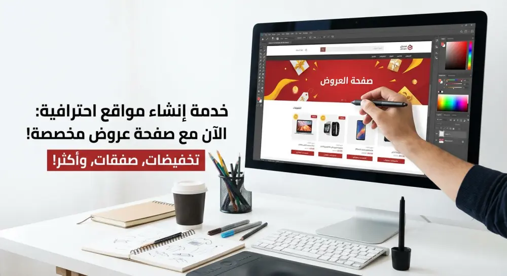 انشاء موقع تعريفى متكامل