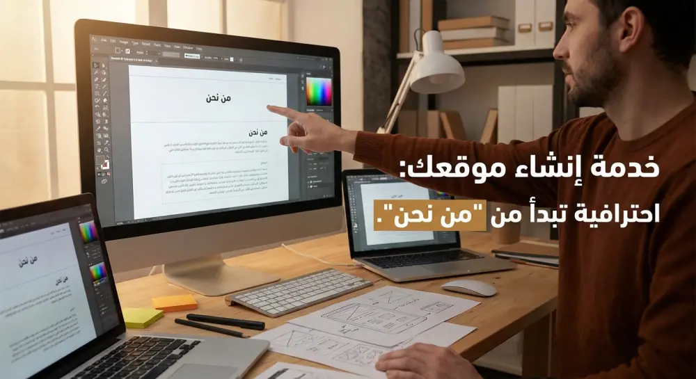 انشاء موقع تعريفى متكامل