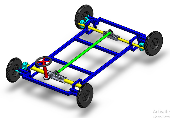 تصميم اجزاء ميكانيكية ومشاريع علي برنامج SolidWorks