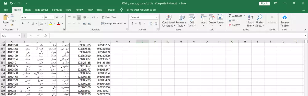 بيانات اصحاب شركات فى السعوديه