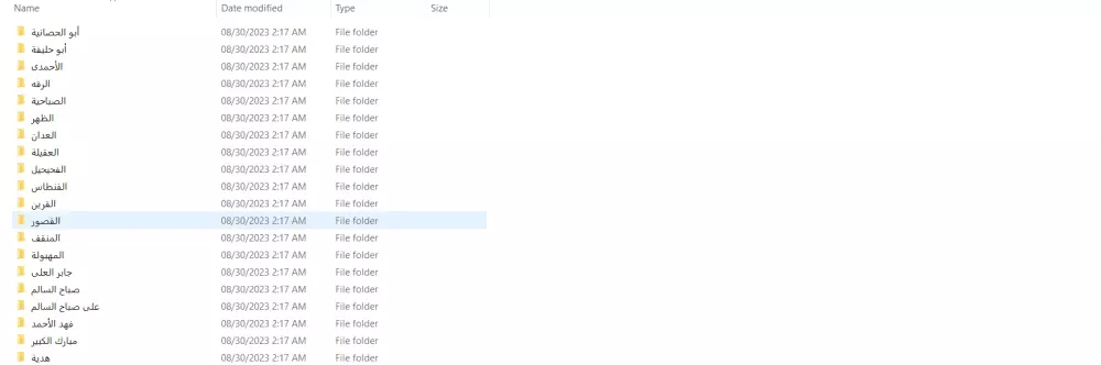 بيانات سكان الكويت