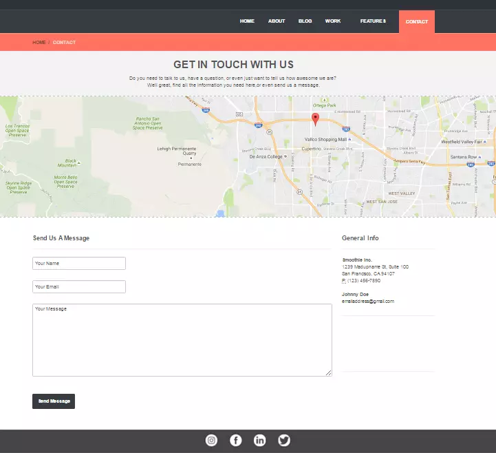 تصميم موقع ويب بستخدام Html, CSS ,JavaScript, Bootstrap