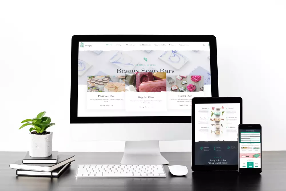 تصميم مدونة او متجر بقالب احترافى