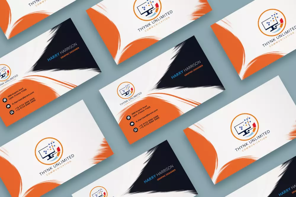 تصميم بطاقة اعمال احترافية | التصميم يشمل فكرتين