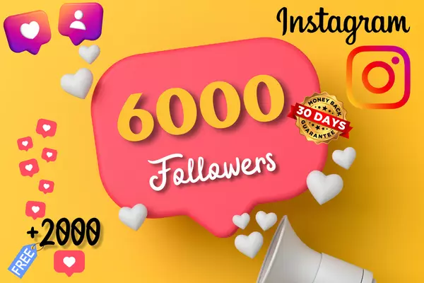 زيادة متابعين حقيقيين لصفحات الانستجرام بضمان 100% + 2000 لايك
