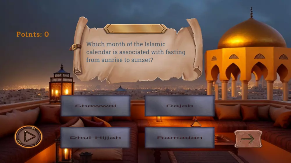 لعبة اسئلة احترافية باستخدام محرك يونيتي (حسب الطلب)