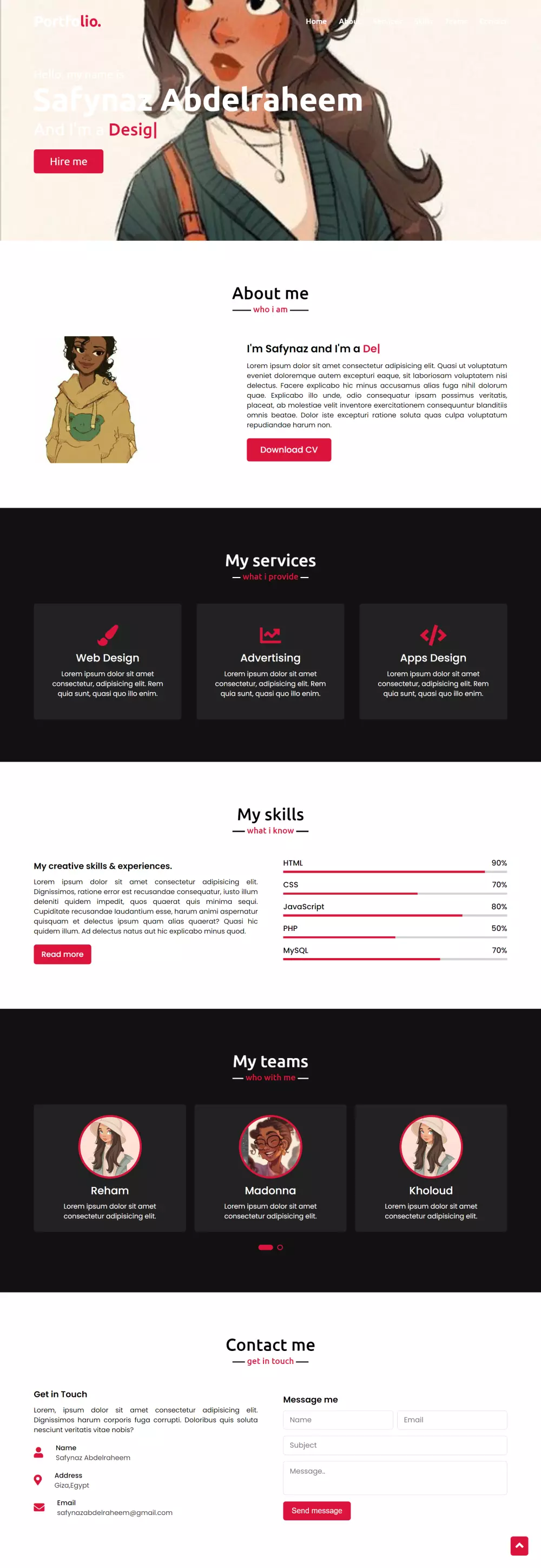 برمجة وتطوير المواقع وجعلها متجاوبه علي جميع الشاشات