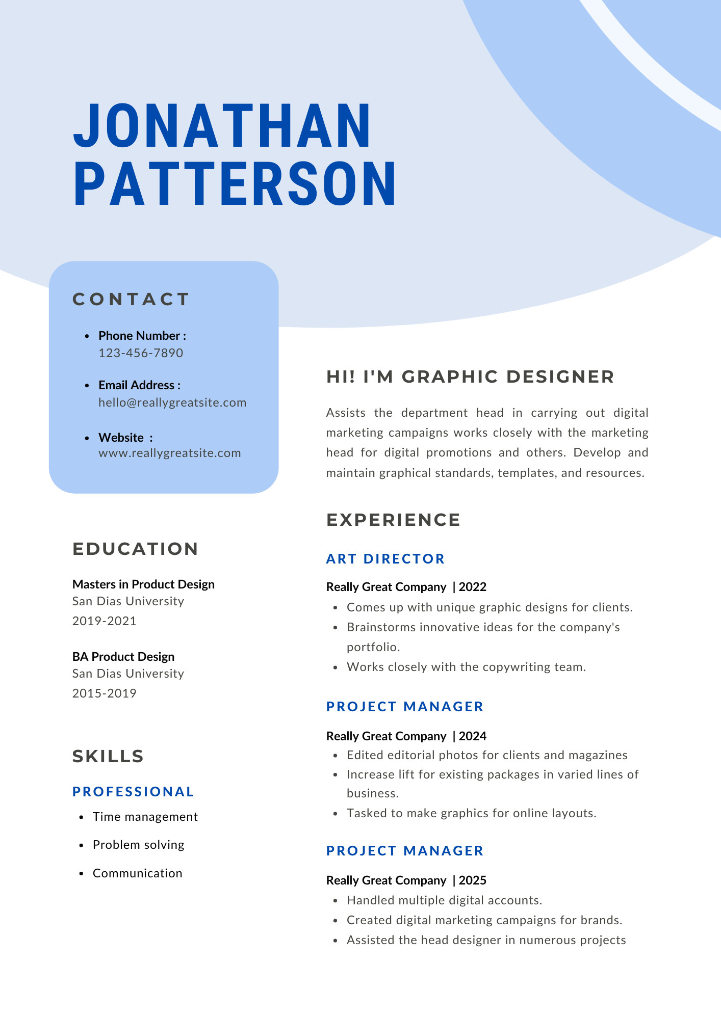 تصميم السيرة الذاتية انفوجرافيك Infographic CV Design