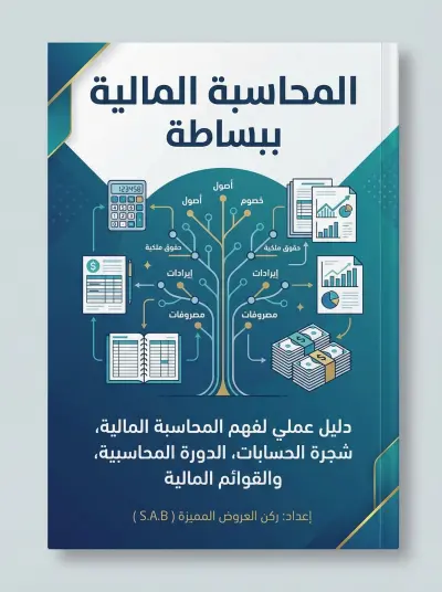 كتاب المحاسبة المالية ببساطة الدليل العملي لفهم شجرة الحسابات والدورة المحاسبية وإعداد القوائم المالية خطوة بخطوة