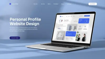 تصميم موقع بروفايل احترافي (Profile Website) متجاوب وسريع