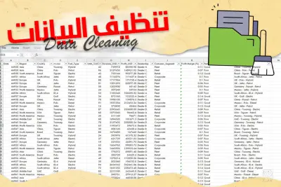 تنظيف وتنظيم بيانات Excel مع استكمال البيانات المفقودة خلال 24 ساعة