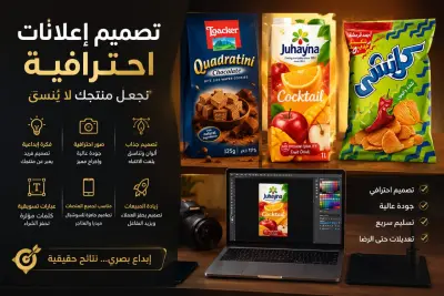 تصميم إعلانات احترافية جذابة للسوشيال ميديا