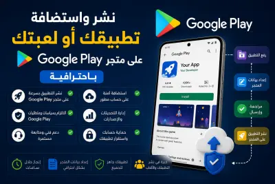 نشر واستضافة تطبيقك أو لعبتك على متجر Google Play باحترافية
