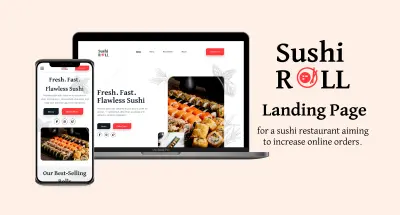 تصميم صفحة هبوط Landing Page عصرية بواسطة فيجما Figma