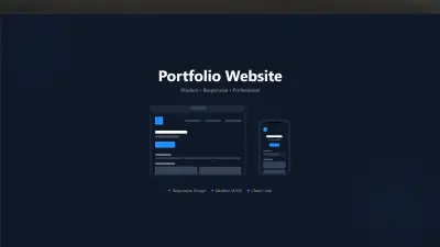 تطوير موقع شخصي بورتفوليو احترافي باستخدام HTML وCSS وBS