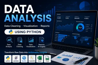 تحليل البيانات (Data Analysis) وData Preprocessing باستخدام Python