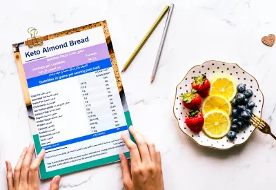 حساب السعرات الحرارية و تحديد المكونات الغذائية في طعامك