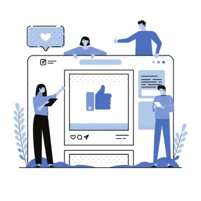 ادارة صفحات التواصل الإجتماعي