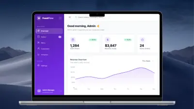 تصميم داش بورد مميز واحترافي لعرض وإدارة المنتجات