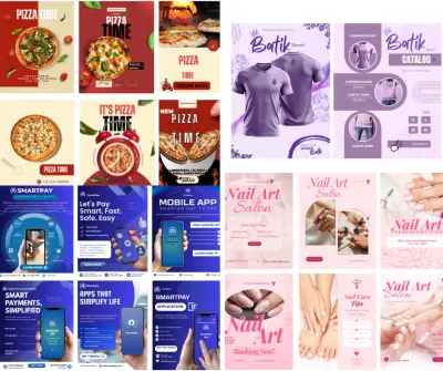 تصميم  احترافي لبراندك على السوشيال ميديا 🎨