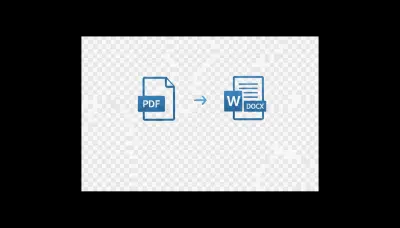 خدمة تحويل ملف pdf بسيط إلى ملف وورد