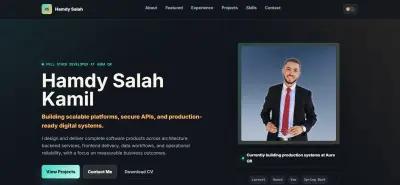 برمجة وتطوير موقع معرض أعمال (Portfolio) احترافي ومتجاوب