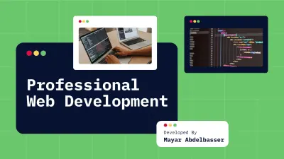 تصميم وبرمجة موقع إلكتروني احترافي ومتجاوب بمواصفات حديثة