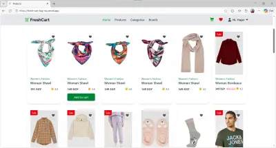 إنشاء متجر إلكتروني احترافي لعرض وبيع منتجاتك باستخدام React.js