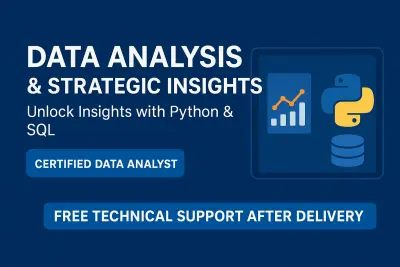 تحليل البيانات واستخلاص الرؤى الإستراتيجية باستخدام Python وSQL وExcel