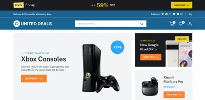 إنشاء متجر إلكتروني احترافي متجاوب مع جميع الأجهزة