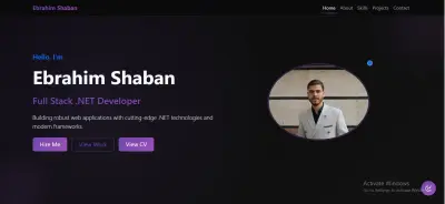 تصميم صفحات هبوط وملفات شخصية احترافية باستخدام ASP.NET Core وAngular