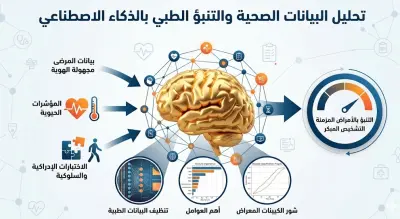 تحليل البيانات الصحية والطبية بالذكاء الاصطناعي