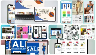 تصميم موقع أو متجر إلكتروني احترافي على Shopify أو WordPress أو Salla