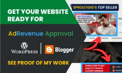 إنشاء موقع WordPress أو Blogger جاهز للتقديم على Ad Revenue