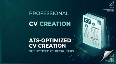 صورة العمل كتابة وتصميم سيرة ذاتية (CV) احترافية ومتوافقة مع أنظمة الفرز ATS