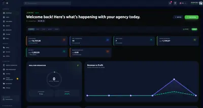 بناء لوحة تحكم إدارية احترافية ومتجاوبة (Dashboard) لنظامك أو تطبيقك