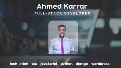 تصميم وتطوير مواقع HTML5, CSS3, Tailwind , Bootstrap, Javascript
