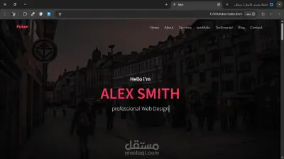 Professional React Website | Modern Responsive Front-End Development