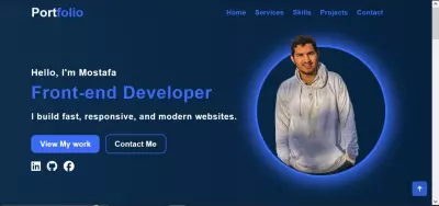 تصميم موقع Portfolio احترافي HTML/CSS — متجاوب وسريع بـ10$