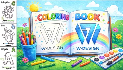 تصميم و ابتكار كتب تلوين تعليمية مخصصة لكل الأنشطة