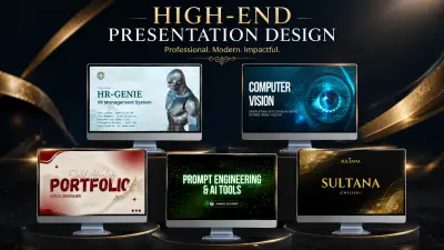 تصميم عروض تقديمية احترافية وعصرية