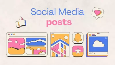 تصميم بوستات او اعلانات سوشيال ميديا