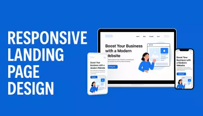 تصميم صفحة هبوط لموقعك ( Landing page ) جذابة ومتفاعلة تشتمل على جميع عناصر صفحات الهبوط الرائجة